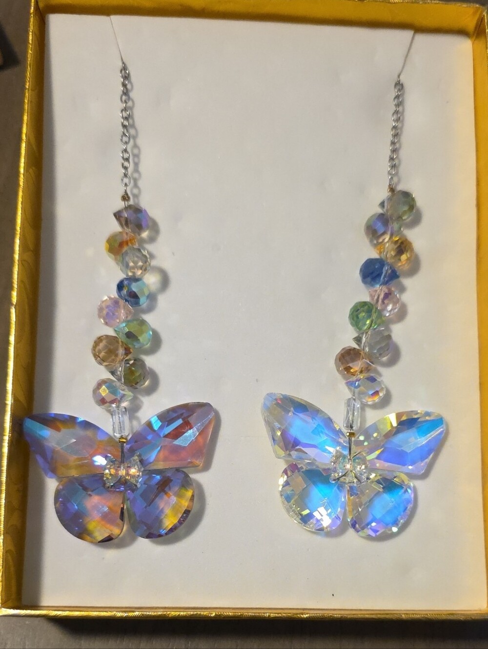 Iridescent Crystal Suncatchers- 14" **CHOOSE ONE**